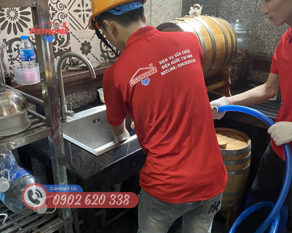 Sửa rò rỉ ống nước, dò tìm ống nước