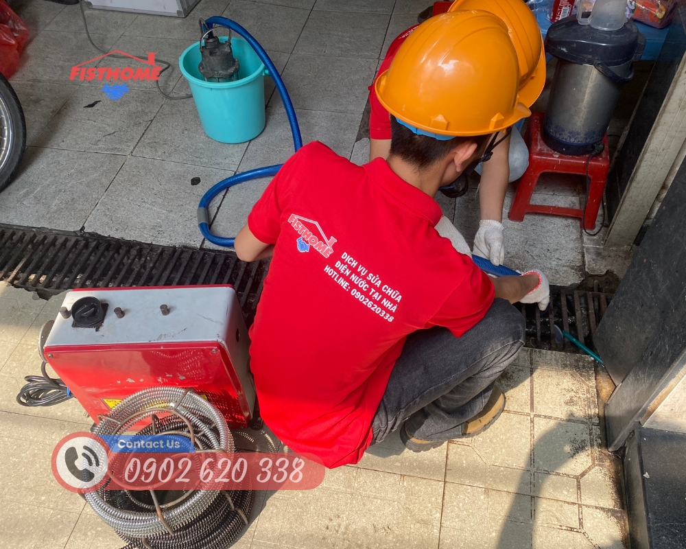 Dịch vụ thông tắc thoát sàn, ống thoát nước thải